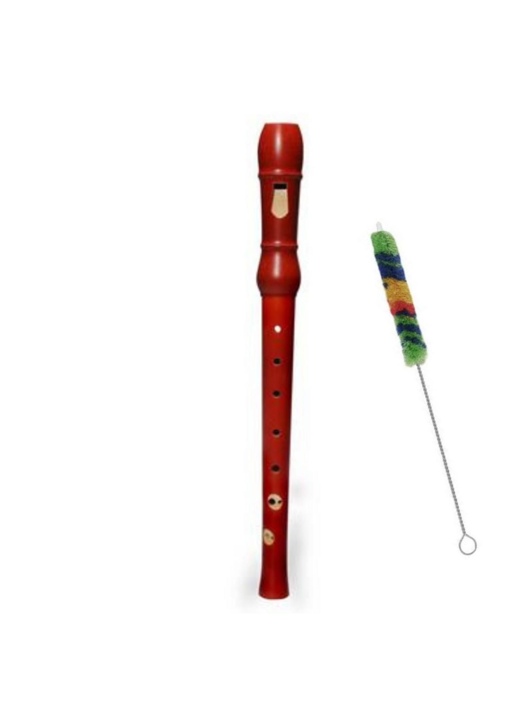 Meinel Meinel Sopraan Blokfluit Hout Met Specter Borstel - Houten Blokfluit