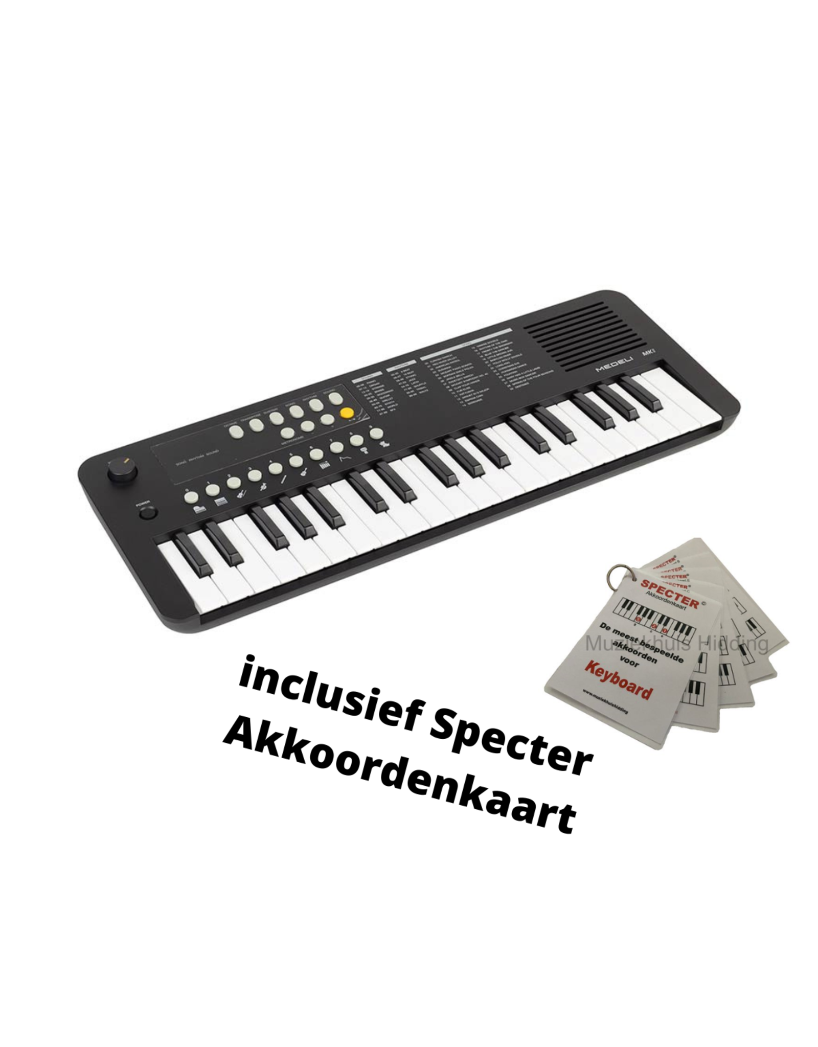 Medeli Medeli Nebula Mini Size Keyboard | 37 Toetsen | Met Specter Akkoordenkaart | Draadloos