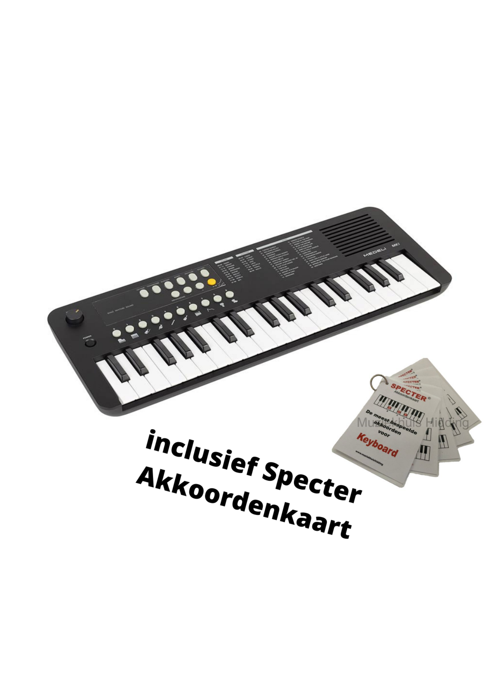 Medeli Medeli Nebula Mini Size Keyboard | 37 Toetsen | Met Specter Akkoordenkaart | Draadloos