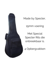 Specter Specter Akoestische Gitaartas - 15mm Voering - 4 Opbergvakken - Ultra Sterke Rits - Gitaarhoes - Gigbag