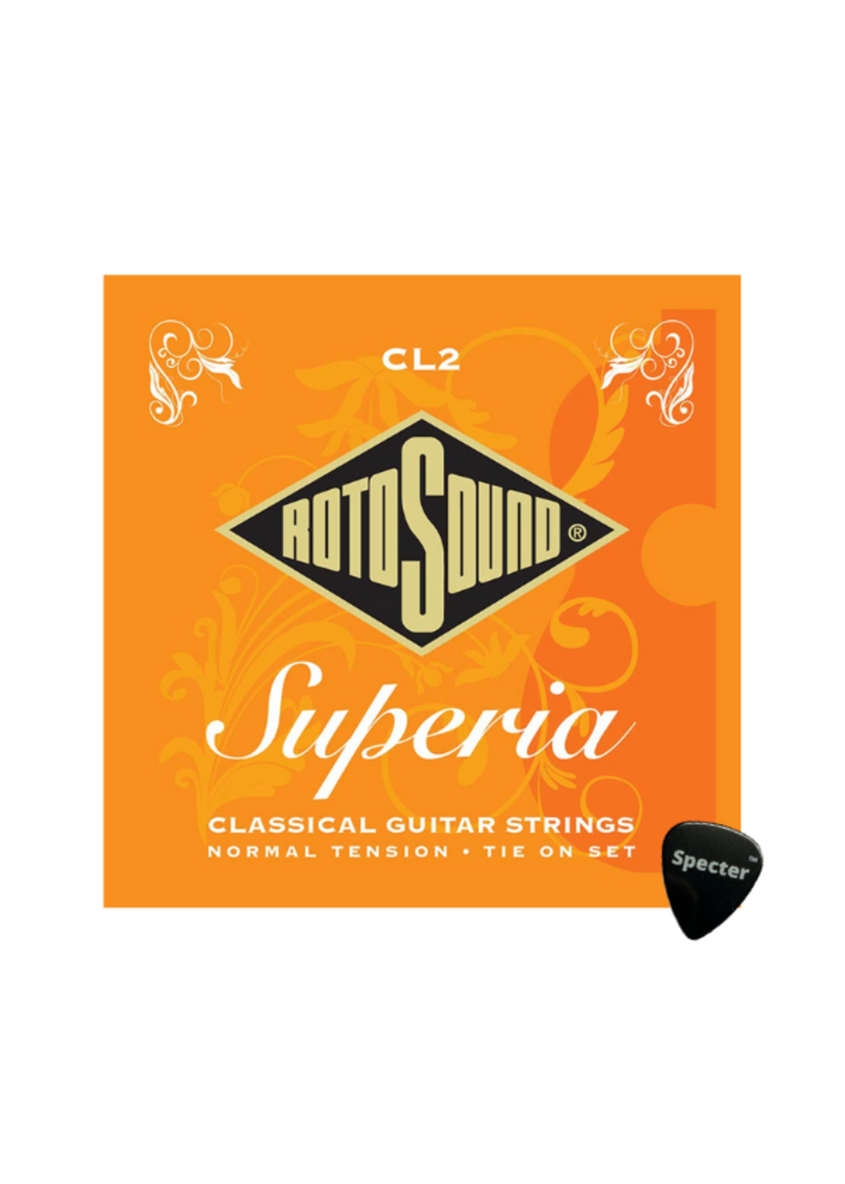 rotosound Rotosound Superia Snarenset Klassieke Gitaar Met Specter Plectrum - 028 - 045 Set - Gitaar Snaren Klassieke Gitaar