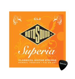 rotosound Rotosound Superia Snarenset Klassieke Gitaar Met Specter Plectrum - 028 - 045 Set - Gitaar Snaren Klassieke Gitaar