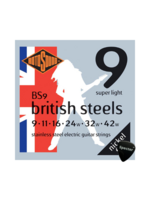 rotosound Rotosound British Steel Snarenset Elektrische Gitaar Met Specter Plectrum - 009 - 042 Set - Gitaar Snaren