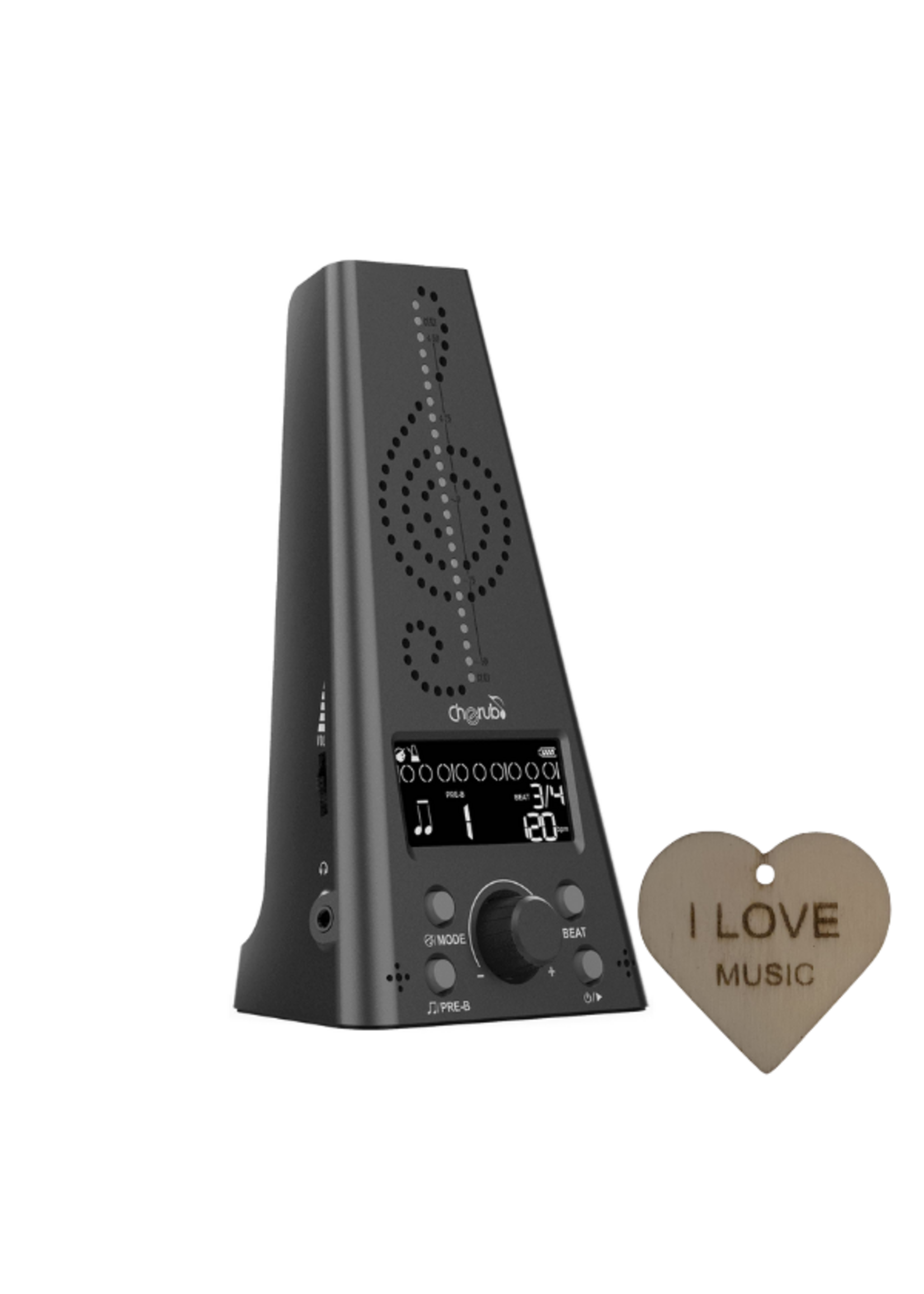 Cherub Cherub Metronoom | Oplaadbaar | Met Specter Sleutelhanger