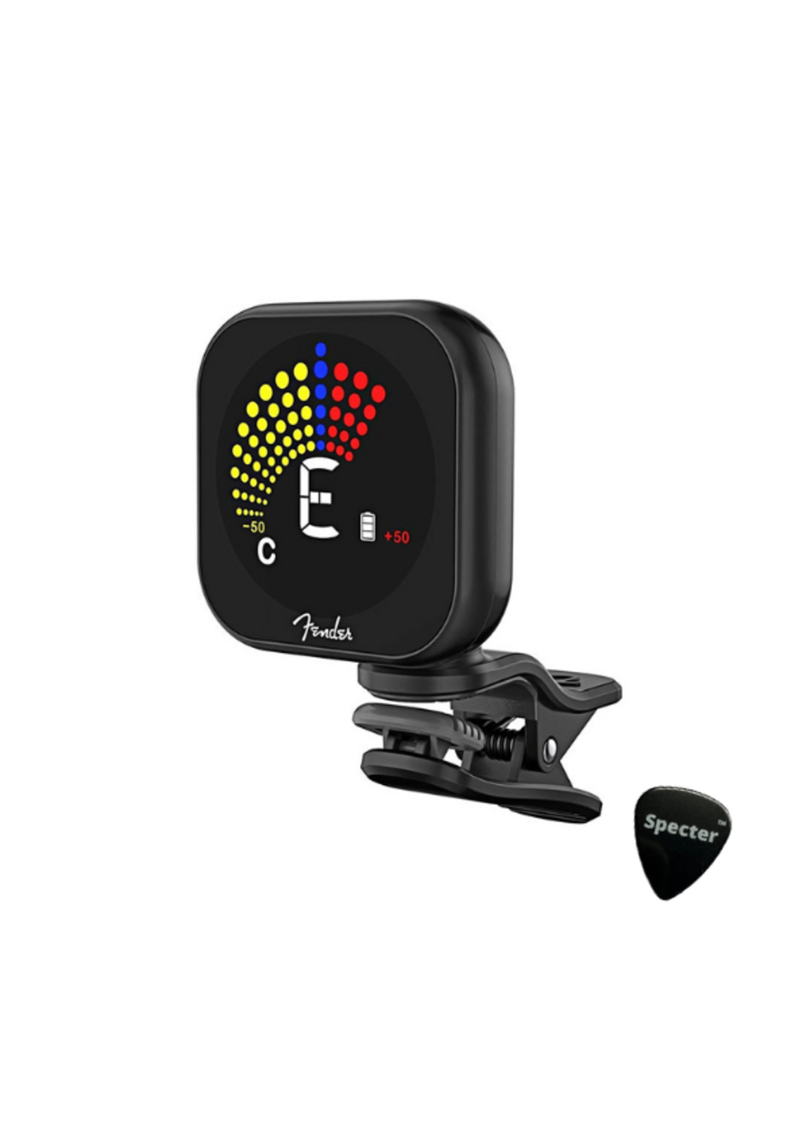 Fender Fender Flash 2.0 Chromatische Stemapparaat | Oplaadbaar | Gitaar - Bas - Ukelele - Viool | Met Specter Plectrum