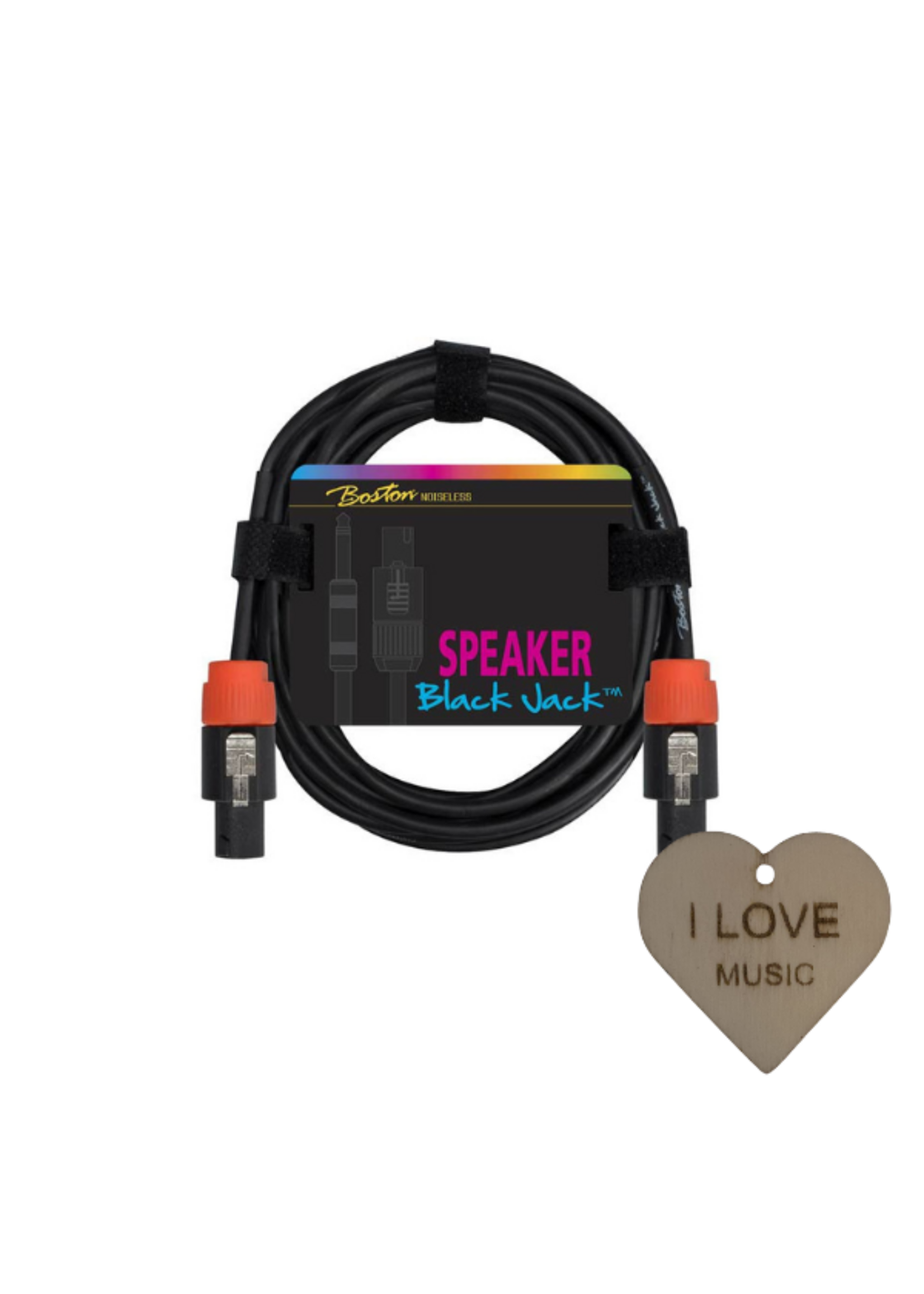 Boston  Boston Speakerkabel - Speakon naar Speakon 1.5mm | 2 Meter | Met Specter Sleutelhanger -