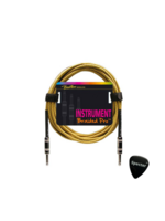 boston Boston Braided Pro Gitaarkabel - 3 Meter - Met Specter Plectrum