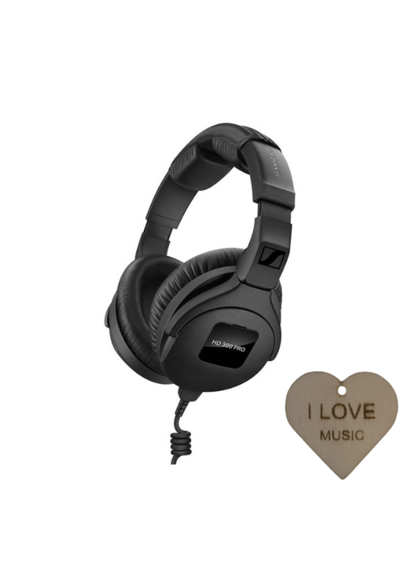 Sennheiser Sennheiser HD300 PROtect  Professionele Monitoring Hoofdtelefoon met Specter Sleutelhanger | Active Gard Limiter