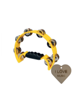 Dadi Dadi Halve Maan Tamboerijn | Geel | Met Specter Sleutelhanger