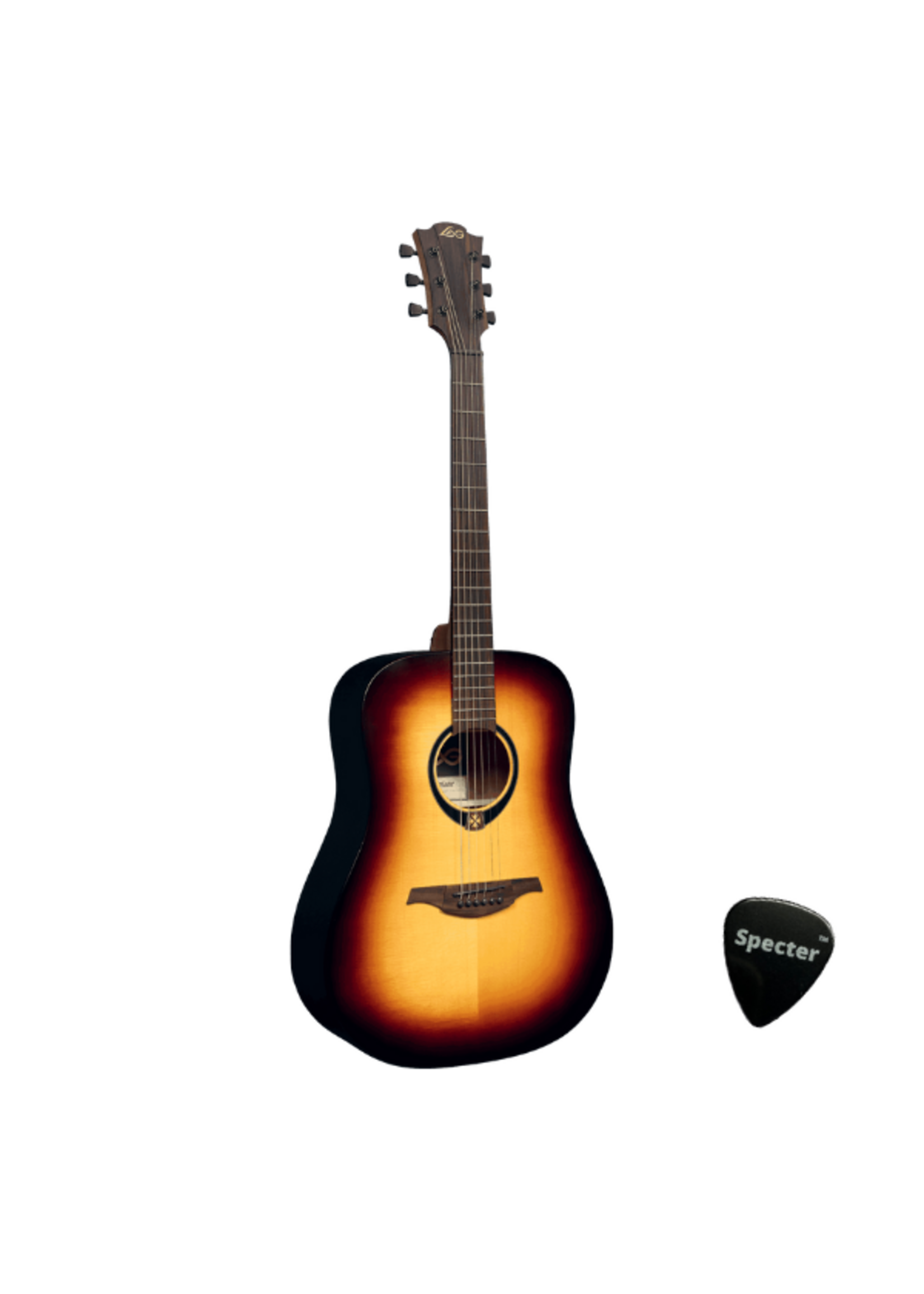 lag Lag Akoestische Gitaar  | Dreadnought | Warme Sound Met Specter Plectrum