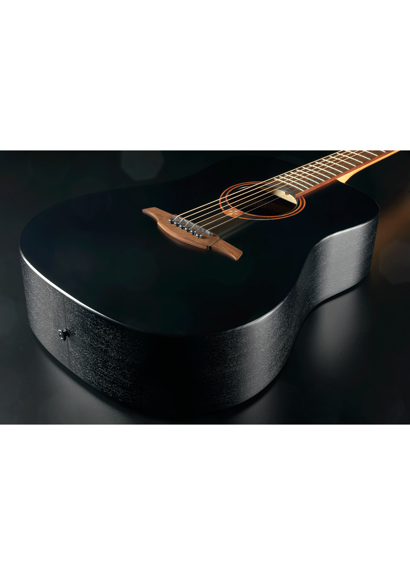 lag Lag Akoestische Gitaar | Black  | Dreadnought | Warme Sound Met Specter Plectrum