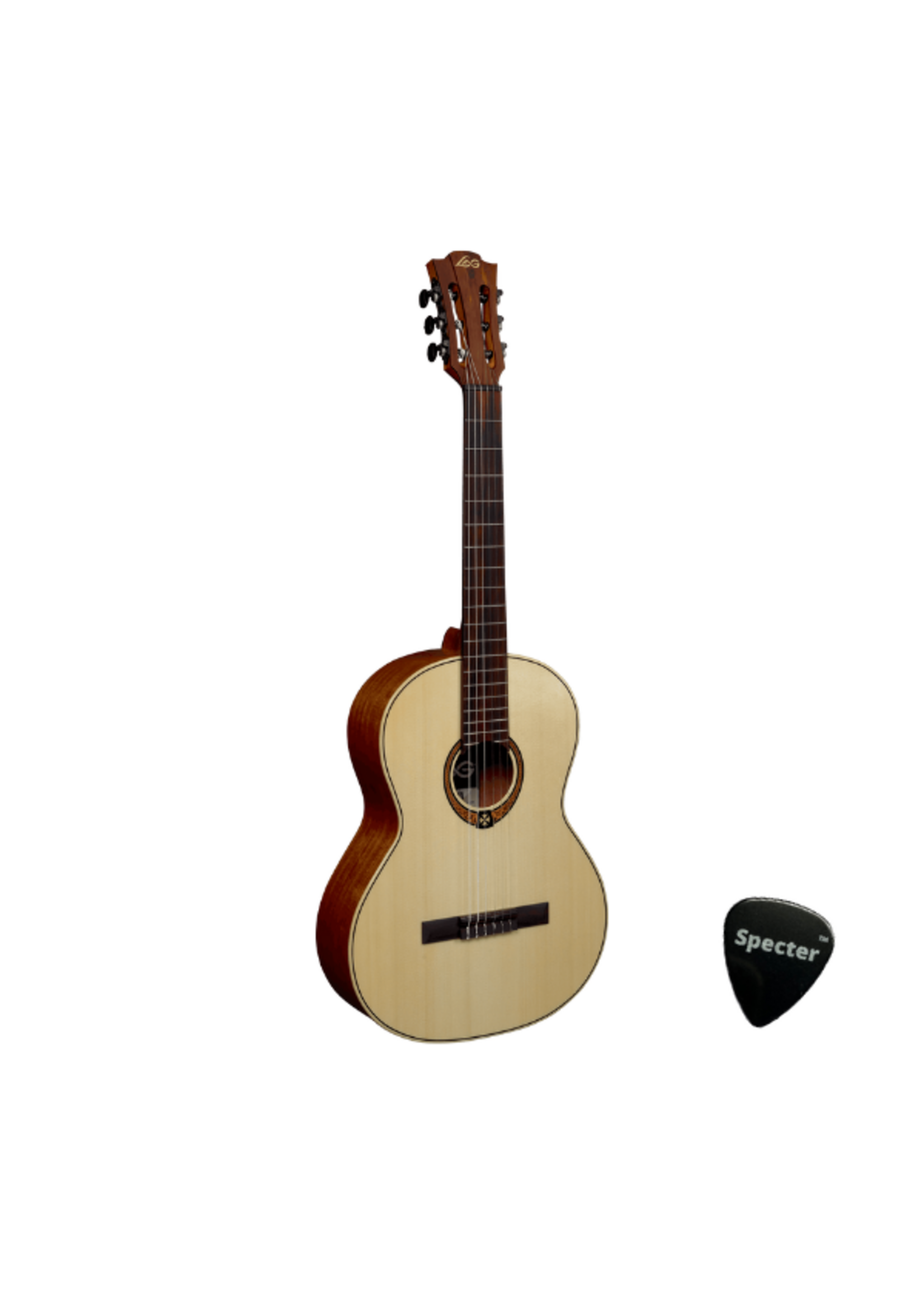 lag Lâg - GLA OC88 Klassieke gitaar 4/4 - Nylon - Met Specter Plectrum