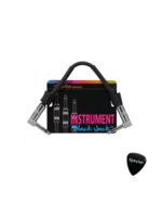 specter Boston Black Jack Gitaar Patch Kabel | Haakse Plug | 0.15m | Met Specter Plectrum