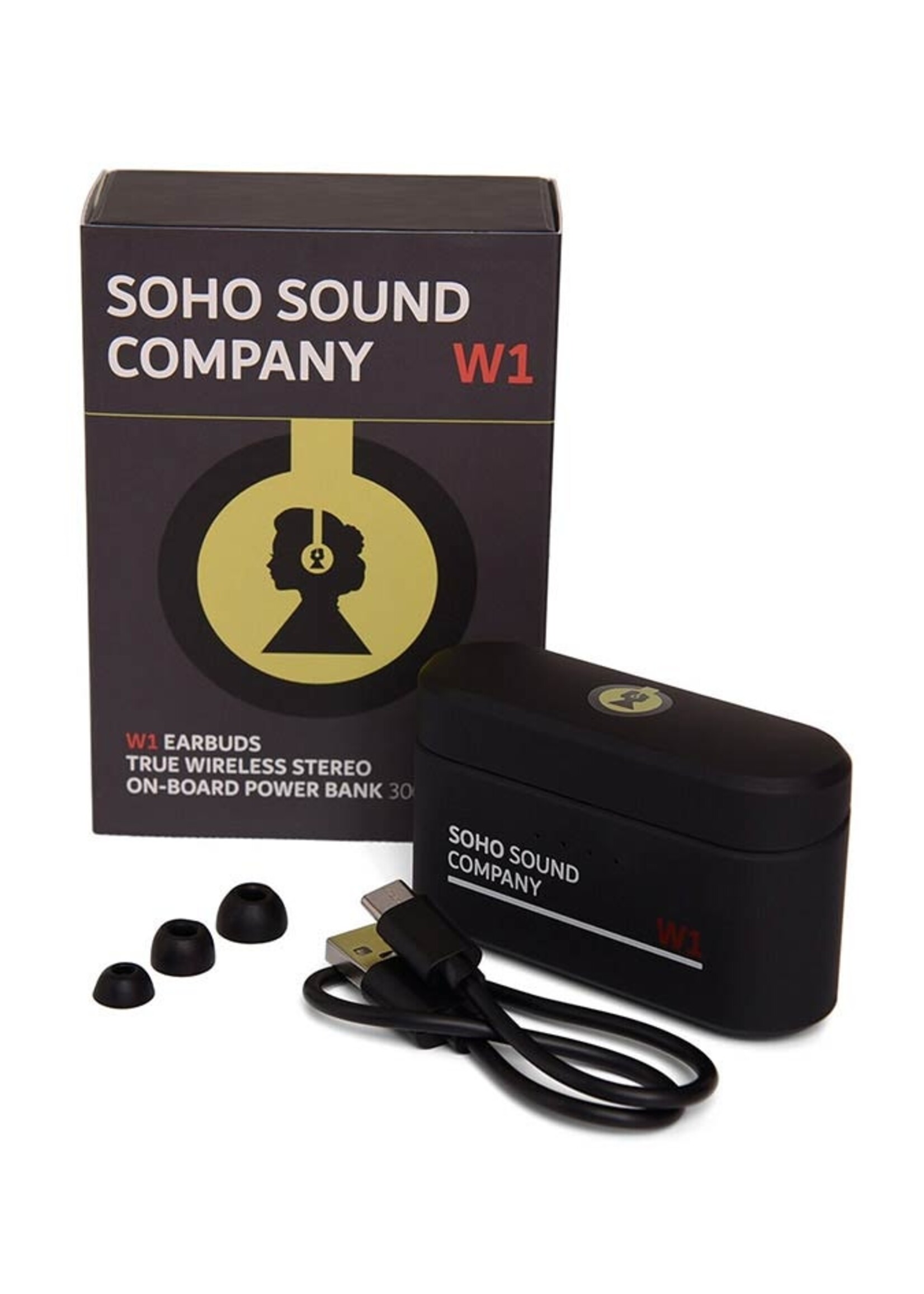 SOHO SOHO Sound Company TWS Bluetooth Earbuds Met Powerbank en Specter Sleutelhanger