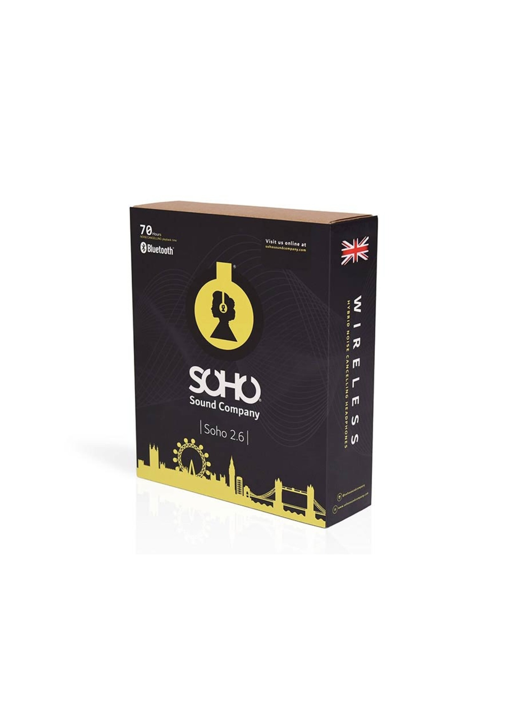 SOHO SOHO Sound Company TWS Bluetooth Hoofdtelefoon  | Met Specter Sleutelhanger