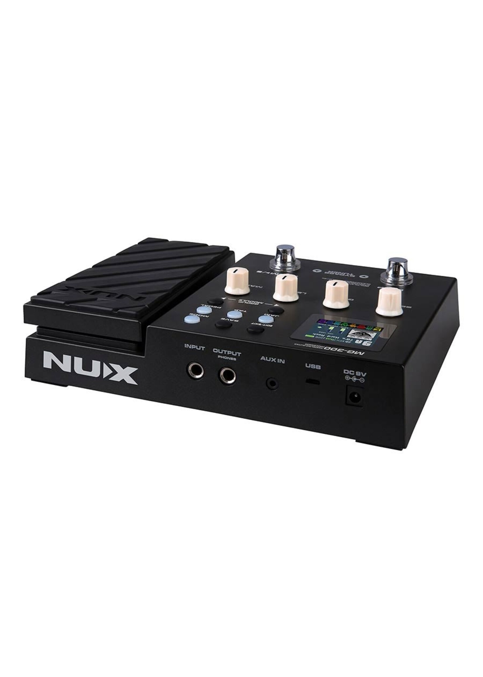 NUX NUX MG-300 Multi-Effects Gitaar Multi Effect Pedaal - Versterker Modelling - Looper - Drum Machine - Met Specter Plectrum