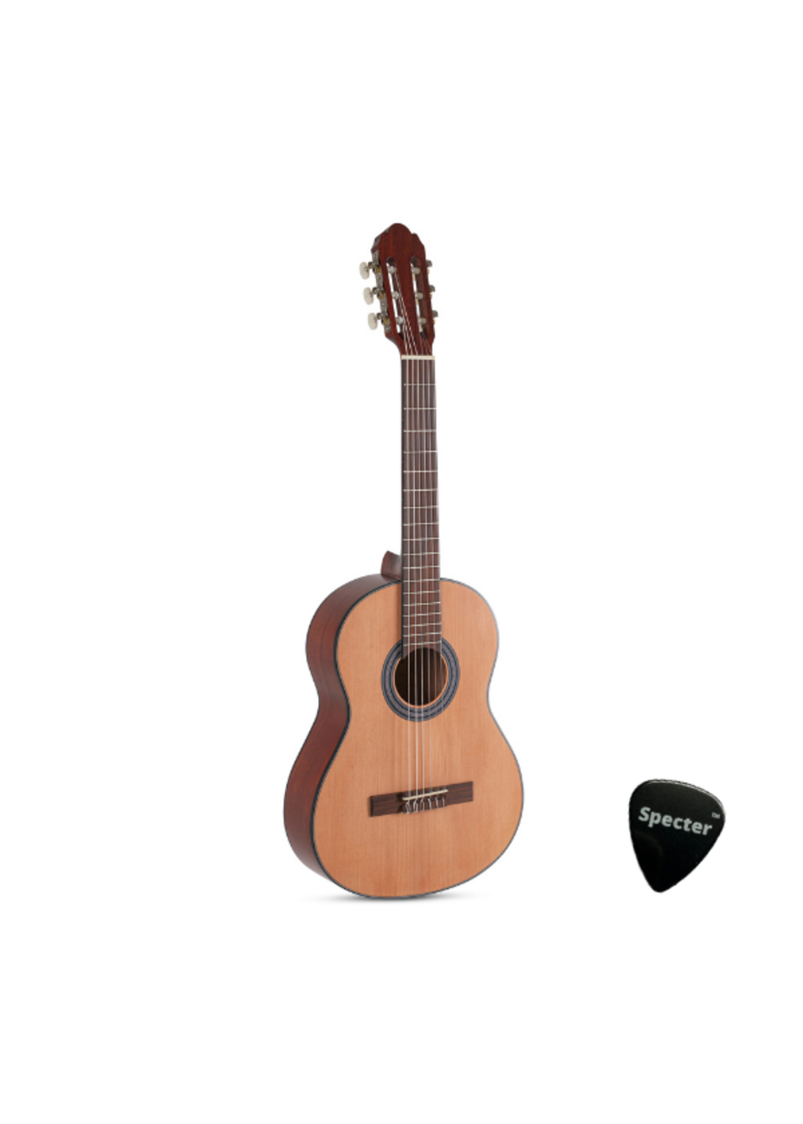 gewa GEWA Klassieke Gitaar - Ceder Student Serie - 3/4 - Met Specter Plectrum