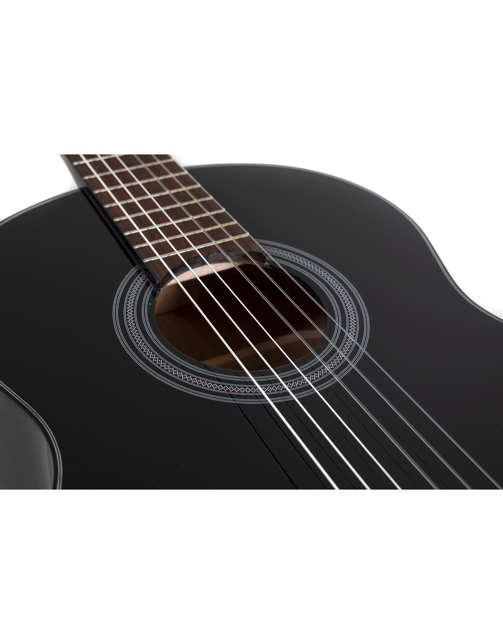 gewa GEWA Klassieke Gitaar - Black - Student Serie - 3/4 - Met Specter Plectrum