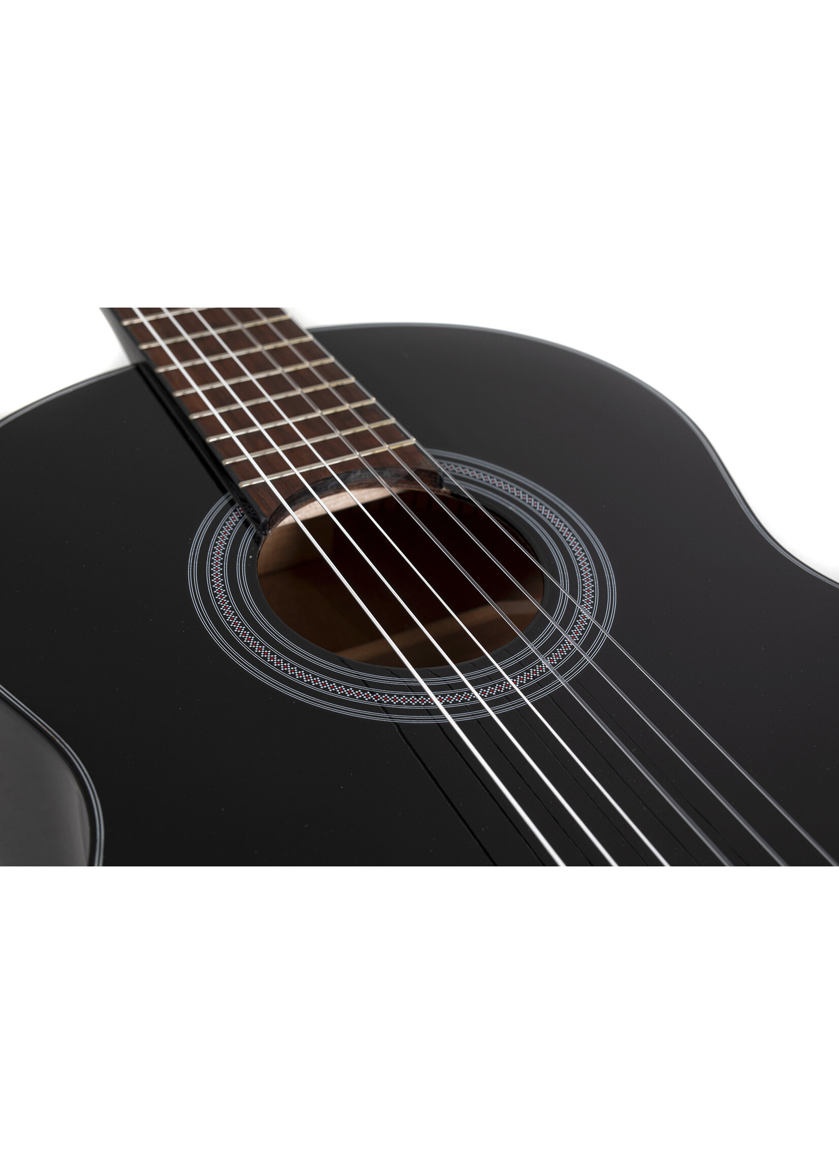 gewa GEWA Klassieke Gitaar - Black - Student Serie - 3/4 - Met Specter Plectrum
