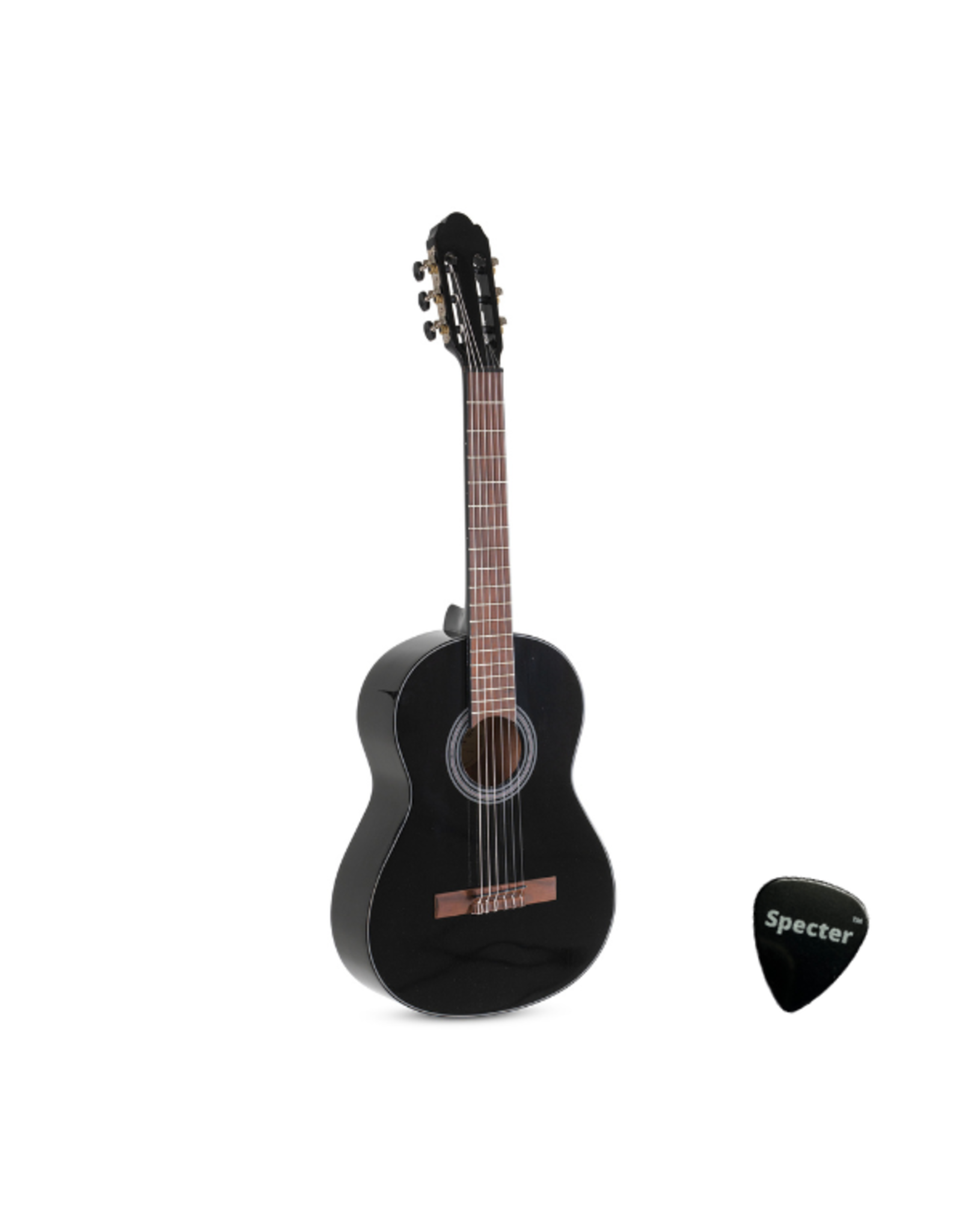 gewa GEWA Klassieke Gitaar - Black - Student Serie - 4/4 - Met Specter Plectrum