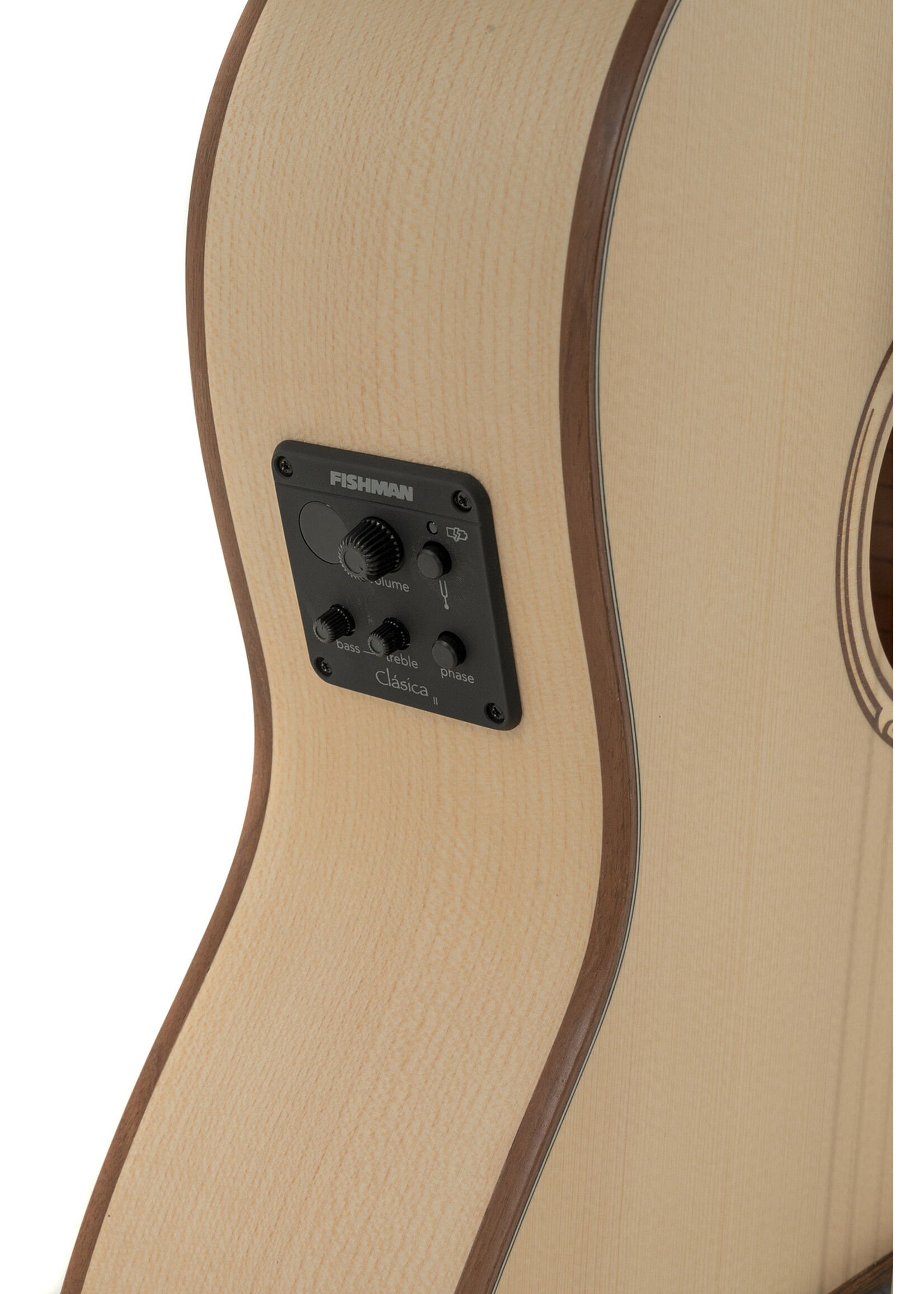 gewa GEWA Semi-Akoestische klassieke gitaar Pro Natura Silver Samba | Met Specter Plectrum