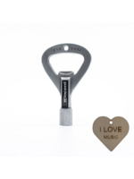 Specter Wincent Drumsleutel Met Bieropener en Specter Sleutelhanger | Stemsleutel | Bieropener Drum