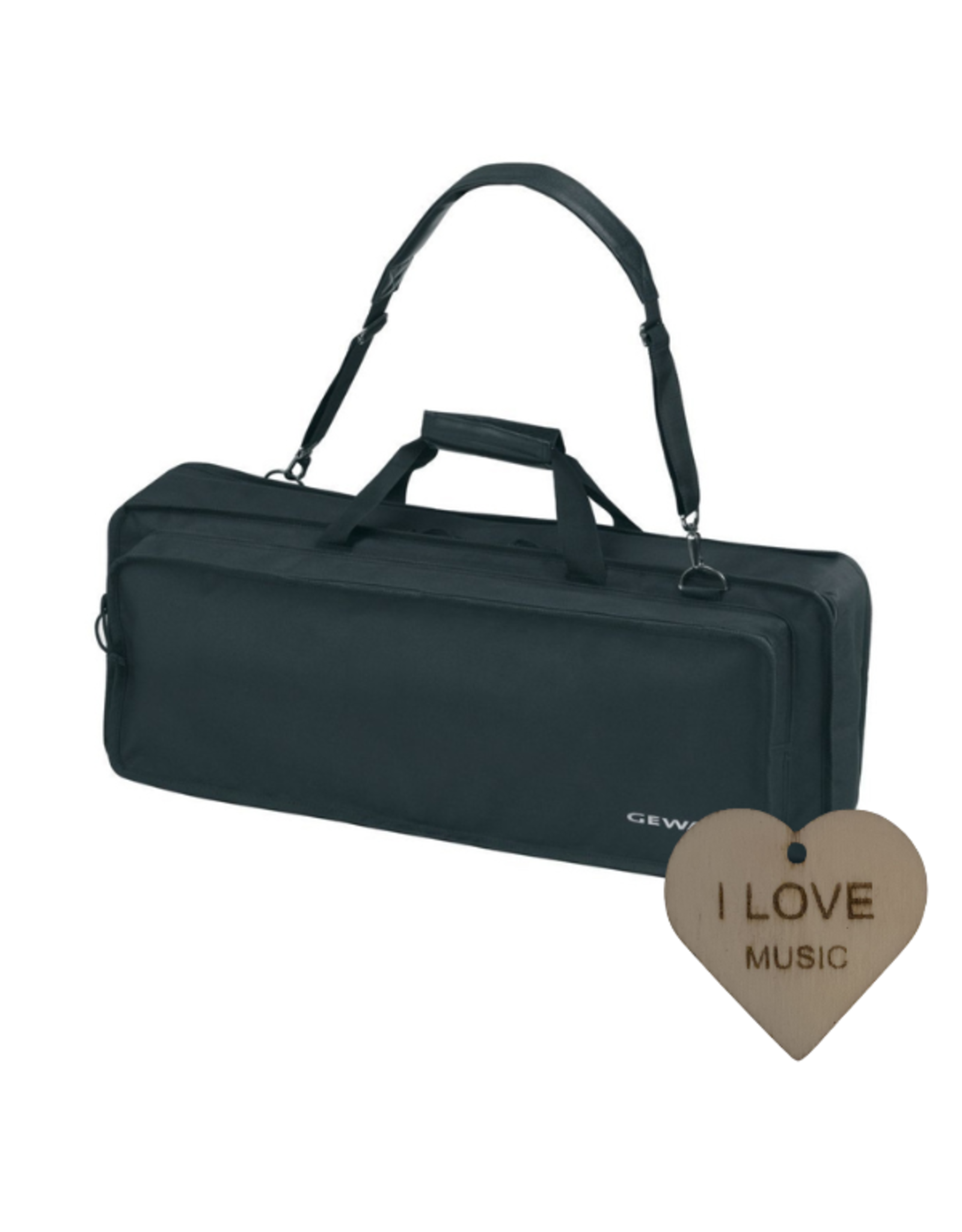 gewa GEWA Keyboard Tas | Keyboard Gigbag | 61 toetsen | Met Specter Sleutelhanger