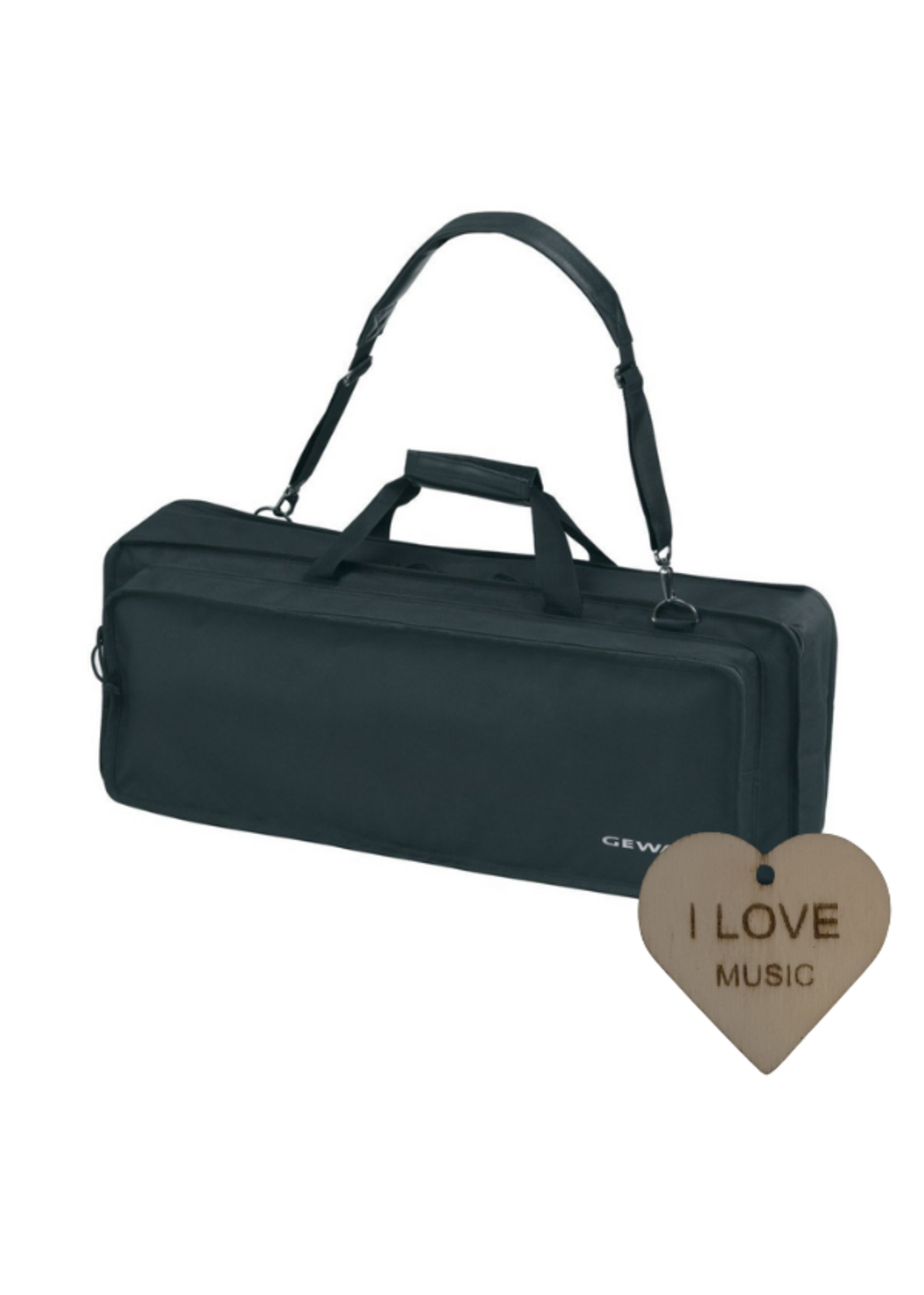 gewa GEWA Keyboard Tas | Keyboard Gigbag | 61 toetsen | Met Specter Sleutelhanger