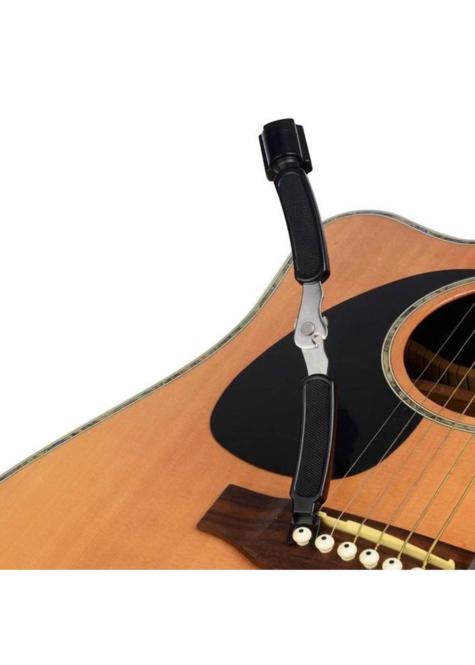 Specter Specter 3 in 1 Snarenwinder | Brugpin Puller | Snaren Schaar | Gitaar Multitool | Gitaar Onderhoud set