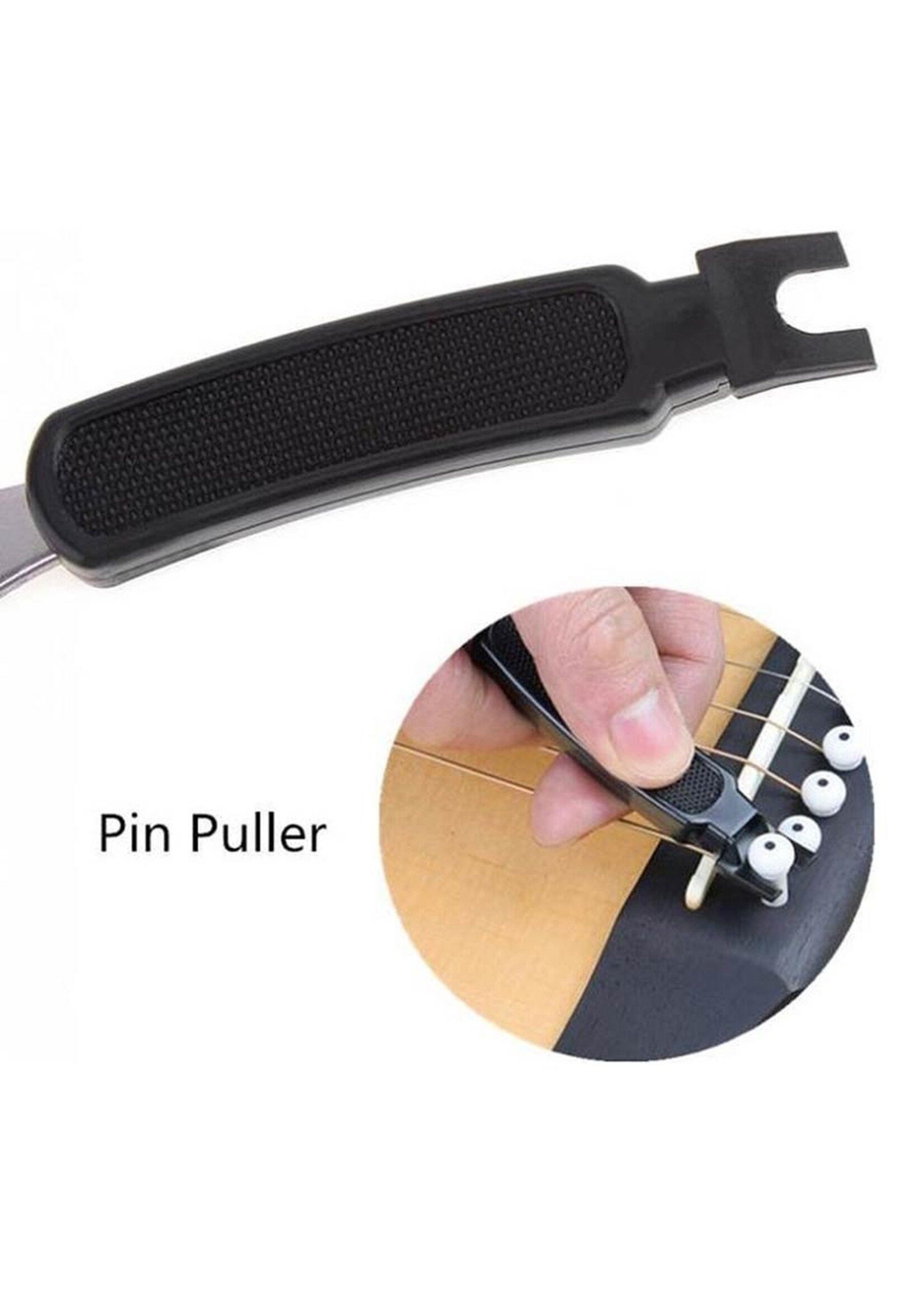 Specter Specter 3 in 1 Snarenwinder | Brugpin Puller | Snaren Schaar | Gitaar Multitool | Gitaar Onderhoud set