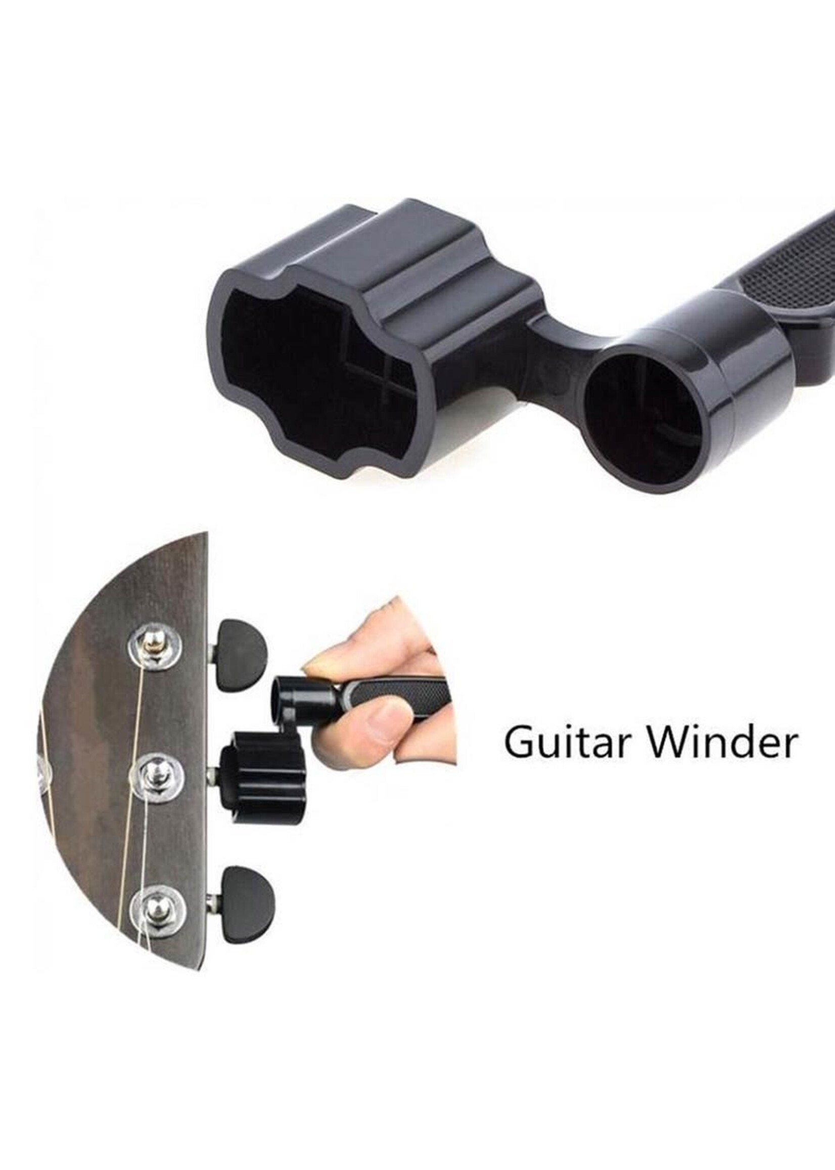 Specter Specter 3 in 1 Snarenwinder | Brugpin Puller | Snaren Schaar | Gitaar Multitool | Gitaar Onderhoud set