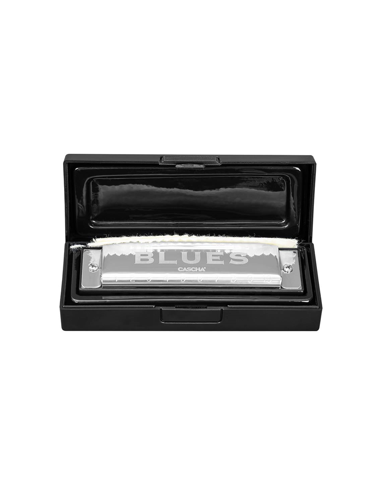 Cascha Cascha Blues Professionele Mondharmonica Voor Volwassenen In Toonsoort  D Met Specter Polish doek