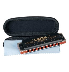 Cascha Cascha Blues Professionele Mondharmonica Voor Volwassenen In Toonsoort  C Met Specter Polish doek