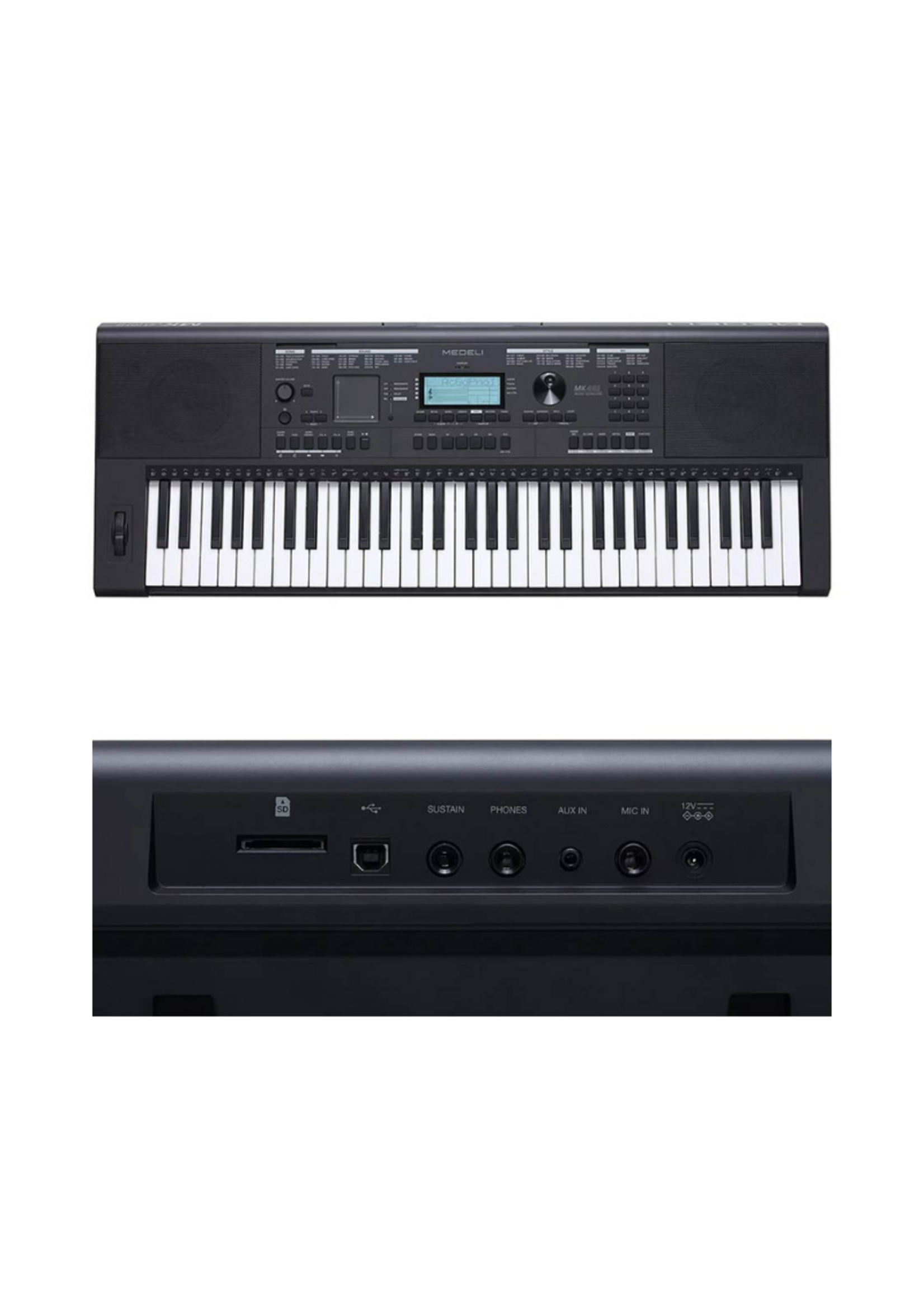 Medeli Medeli MK401 - Millennium Series Keyboard - Met Specter Akkoordenkaart