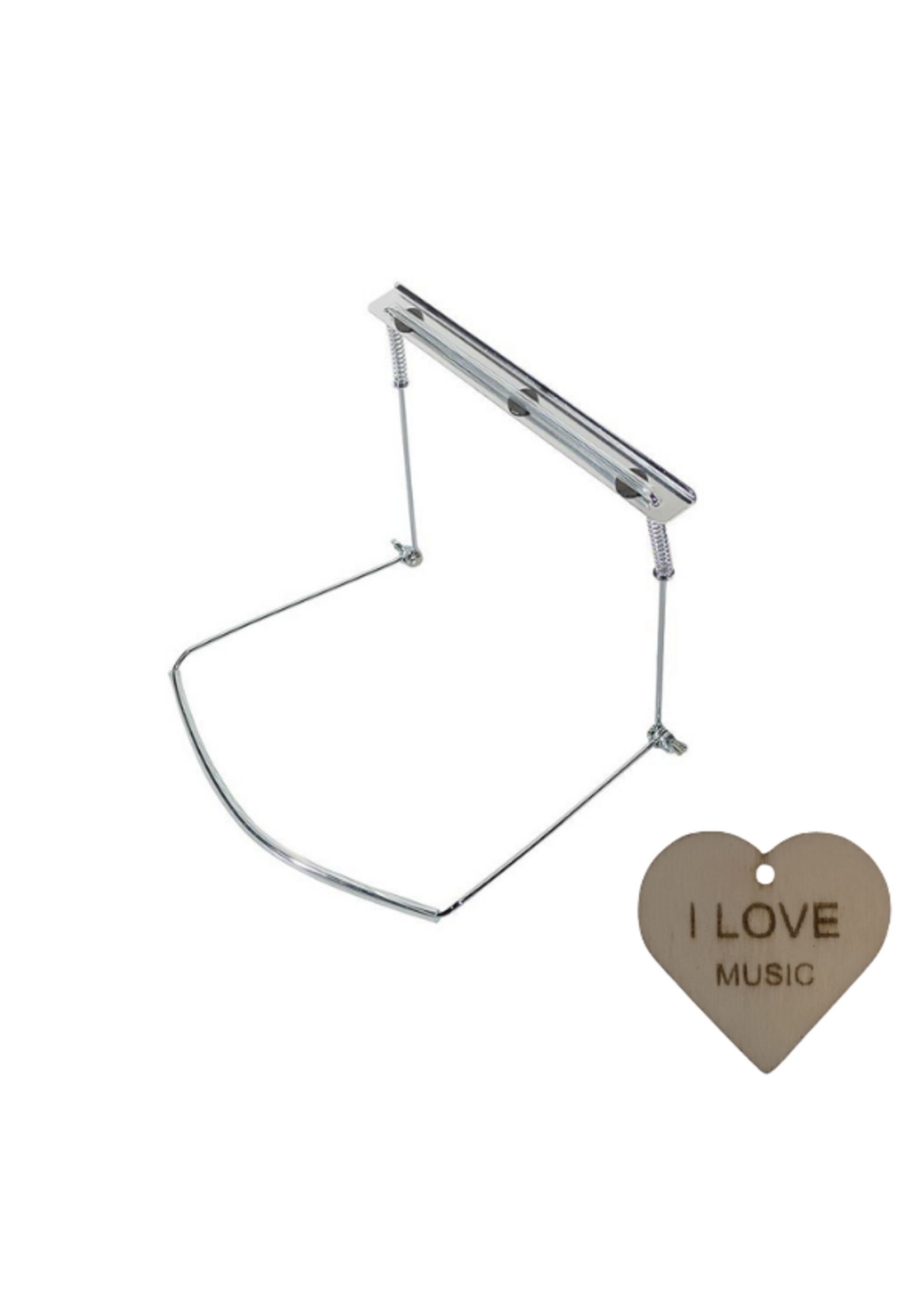 Fender Fender Mondharmonica Houder - Neksteun - Nekhouder - Met Specter Sleutelhanger