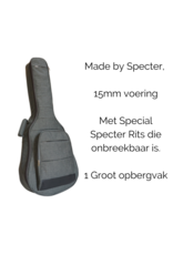 specter Specter Akoestische Gitaartas - 15mm Voering - 4 Opbergvakken - Ultra Sterke Rits - Gitaarhoes - Gigbag