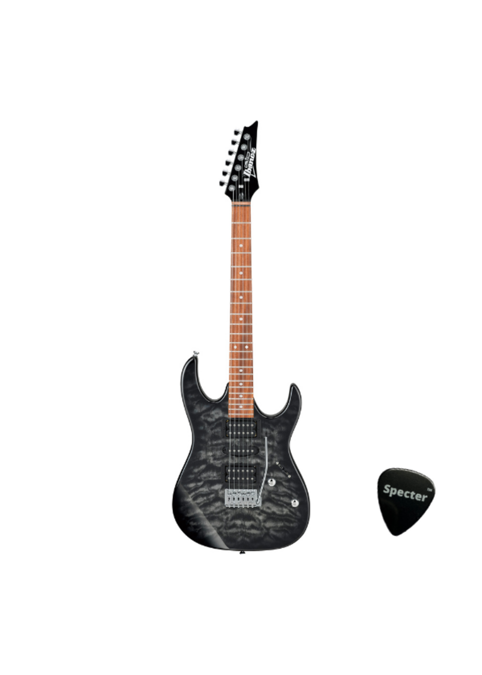 Ibanez Ibanez Elektrische Gitaar - Gio - Met Specter Plectrum - Black Transparent Sunburst