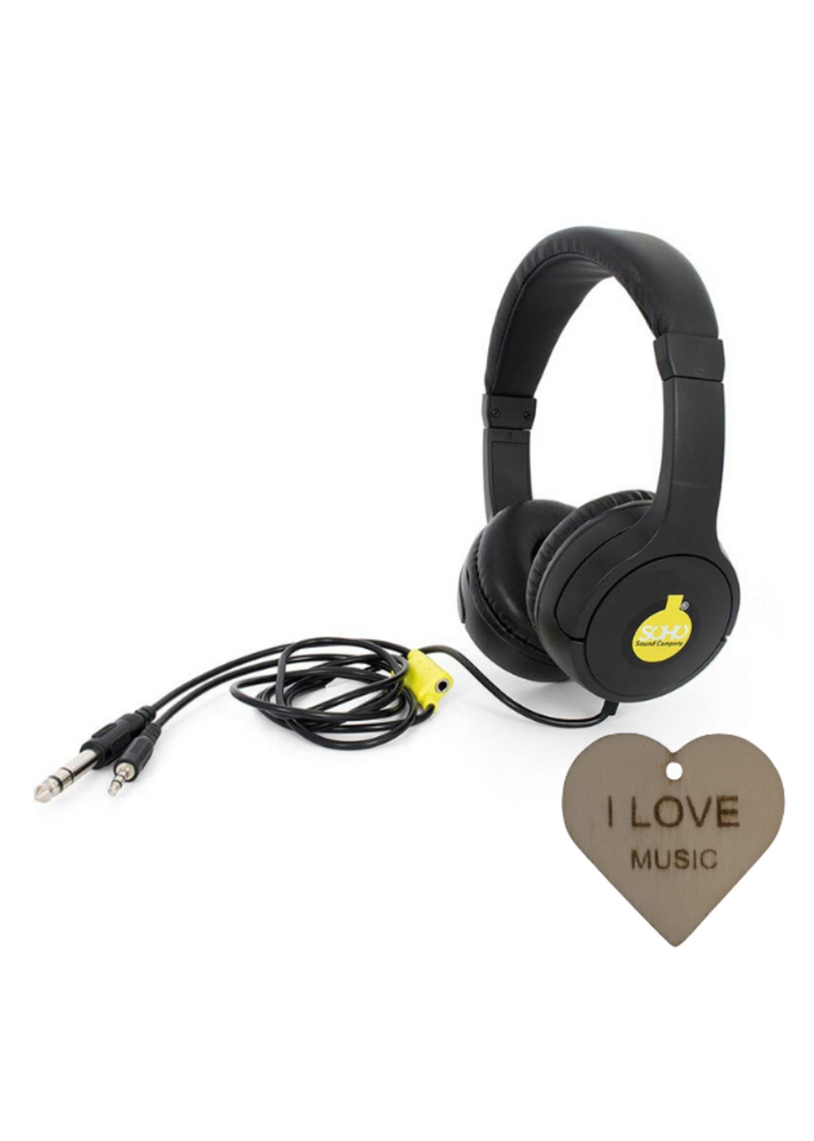 SOHO SOHO Educational Audio Link Hoofdtelefoon- Connect gemakkelijk meerdere hoofdtelefoons - Met Specter Sleutelhanger