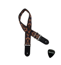 Specter Gaucho Traditional Series Gitaar Riem - Gitaarband  Met Specter Plectrum