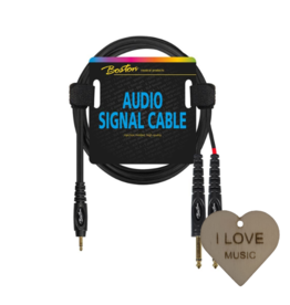 Boston  AC-263-150 | Boston audio signaalkabel | Met Specter Sleutelhanger