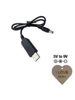 specter Specter Stroom Converter | USB 5V Naar DC 9V |  Gebruik een Powerbank als batterij voor je pedal board met Sleutelhanger