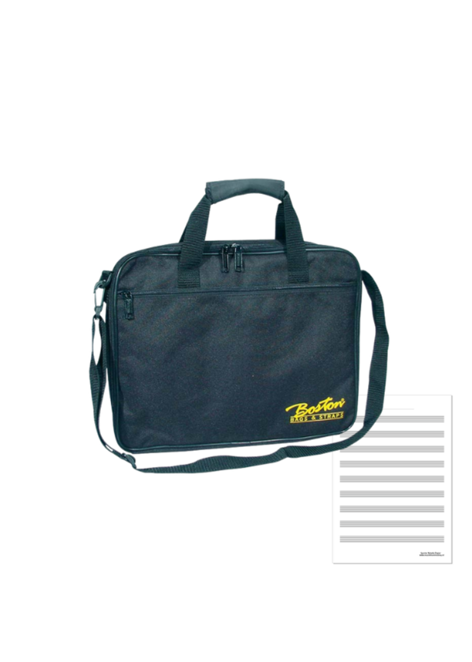 Specter Boston Bladmuziektas met Specter Notatie Papier