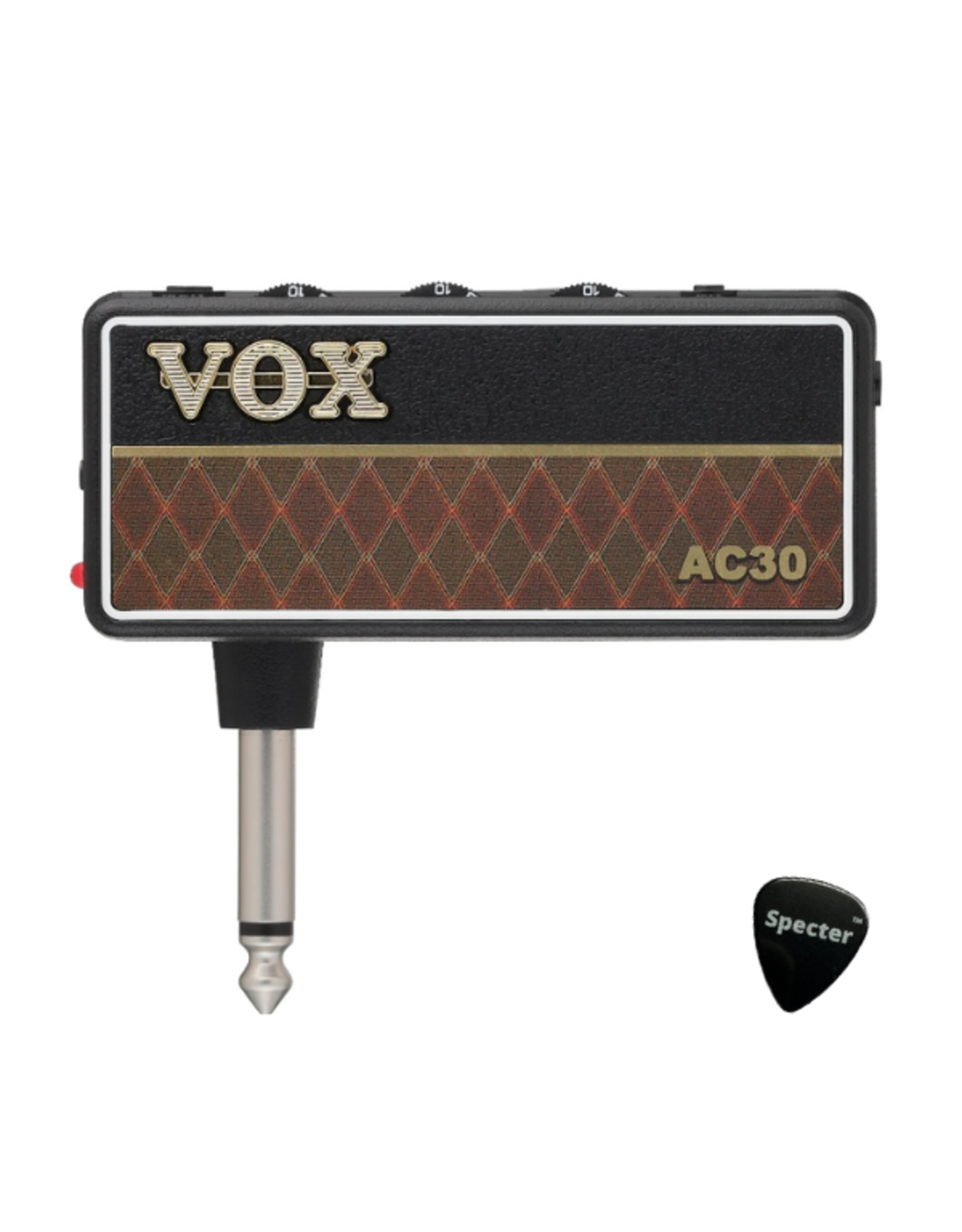 Vox VOX AC30 Amplug 2- hoofdtelefoon gitaar versterker - Met Specter Plectrum