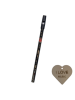 Generation flageolet | D stemming, messing |Fluit| fluiten |blaasinstrument | tin whistles | Met Specter Sleutelhanger