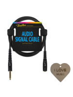 Boston  AC-242-150 |Boston audio signaalkabel | Male Jack to Female Jack | Met Specter Sleutelhanger