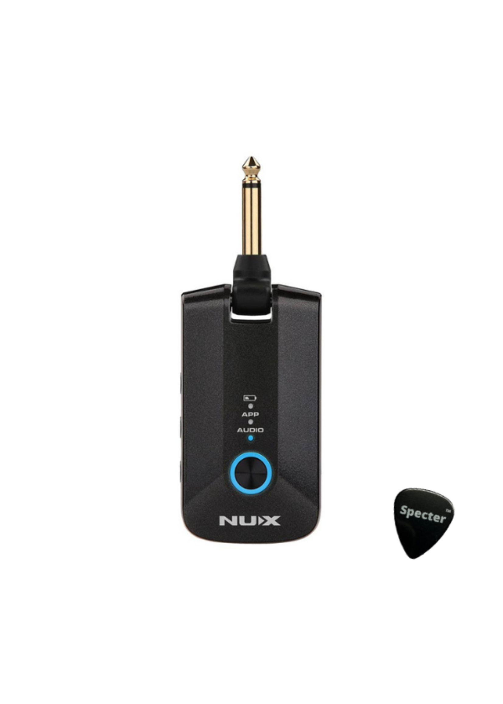 NUX NUX Mighty Plug Pro - Hoofdtelefoon Gitaarversterker - Met Specter Plectrum