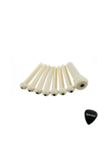 Fender Fender Genuine Replacement Part brugpen voor akoestische gitaar - Brugpin Set - Met Specter Plectrum