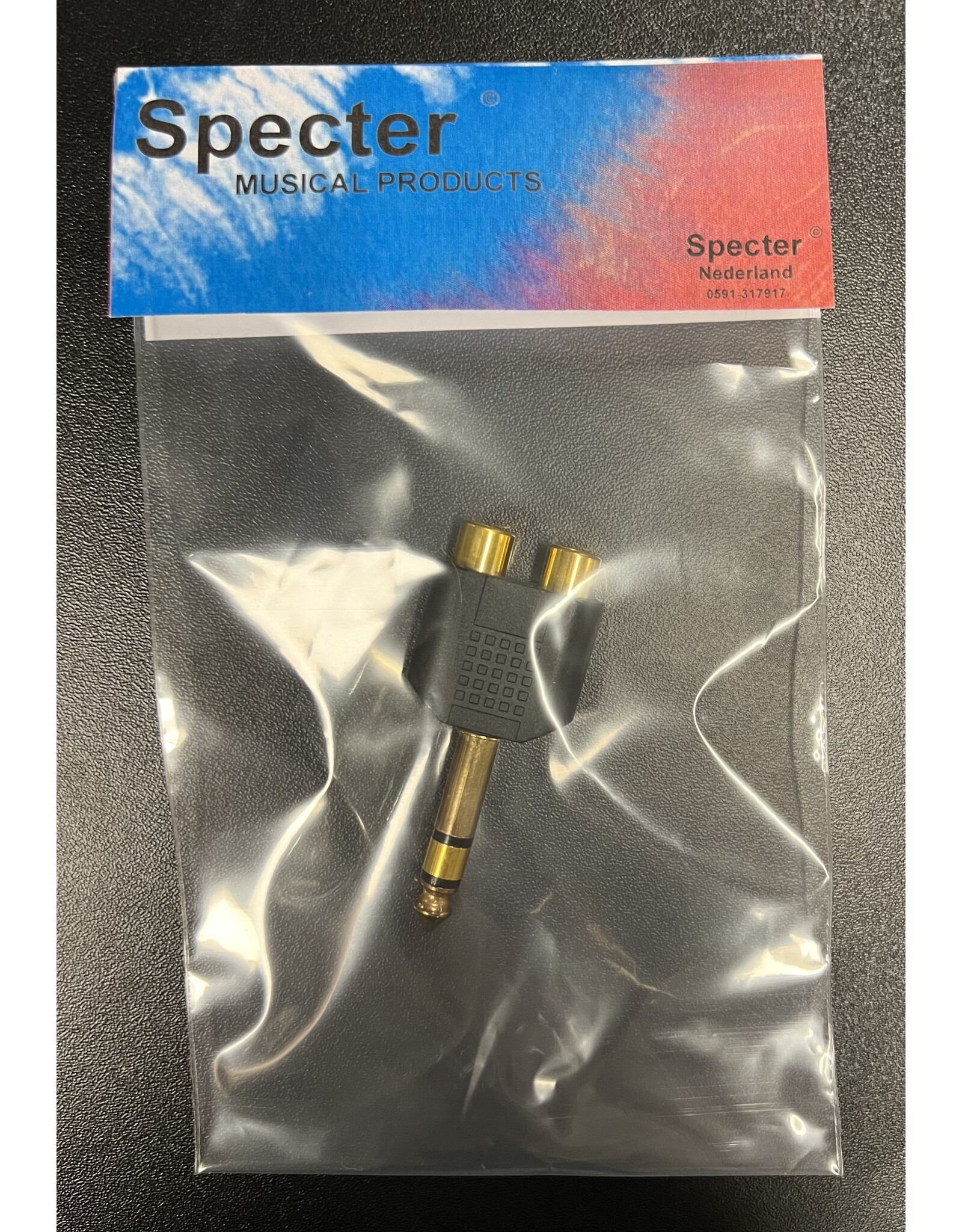 Specter Specter Verloop Plug | RCA Tulp Female naar Jack Male Stereo