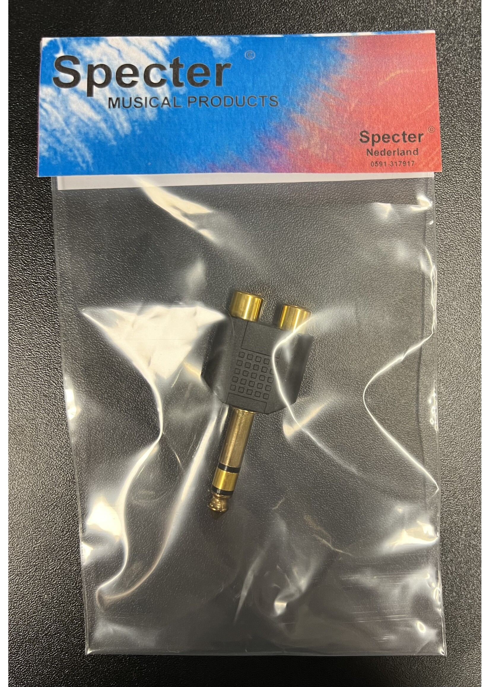 Specter Specter Verloop Plug | RCA Tulp Female naar Jack Male Stereo