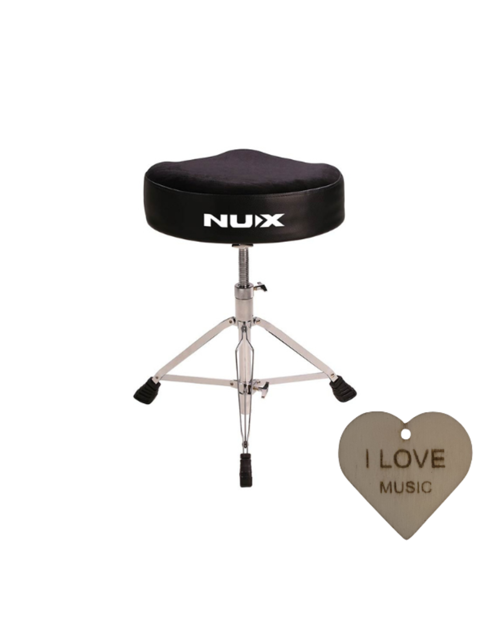 NUX NUX - Drum Kruk - Ergonomisch - Comfortabel Design - Kruk